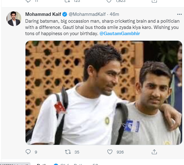 Birthday Wishes Extended To Cricketer Gautam Gambhir - Oneindia