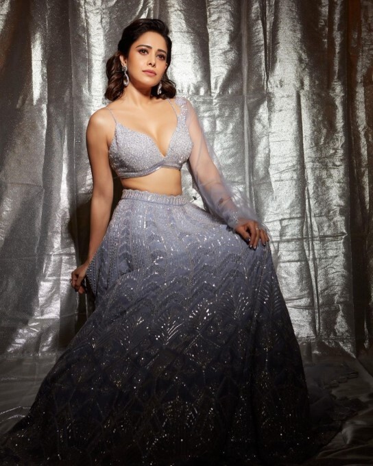 Bollywood Actress Nushrratt Bharuccha Looking Gorgeous In Lehenga Choli