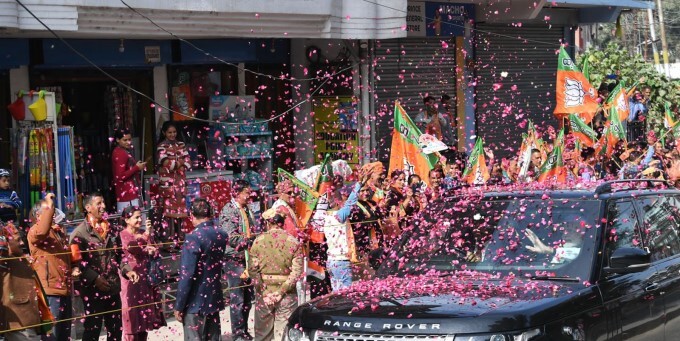 PM Narendra Modi During Election Rally In Himachal Pradesh