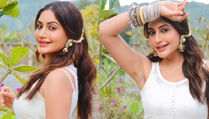 Surbhi Chandna: स्ट्रेट व्हाइट सूट पहने सुरभि चंदना लगीं बेहद खूबसूरत, Photos पर टिकी फैंस की नजरें