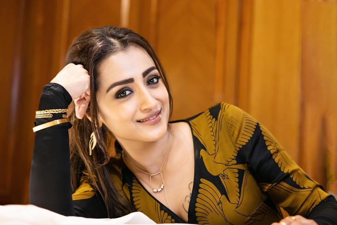 సొగసైన అందాలతో మనసుదోచేస్తున్న త్రిష కృష్ణన్