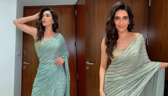 Photos: करिश्मा तन्ना ने साड़ी पहन देसी अंदाज में शेयर की तस्वीरें, कातिलाना अदाओं से लूटी महफिल 