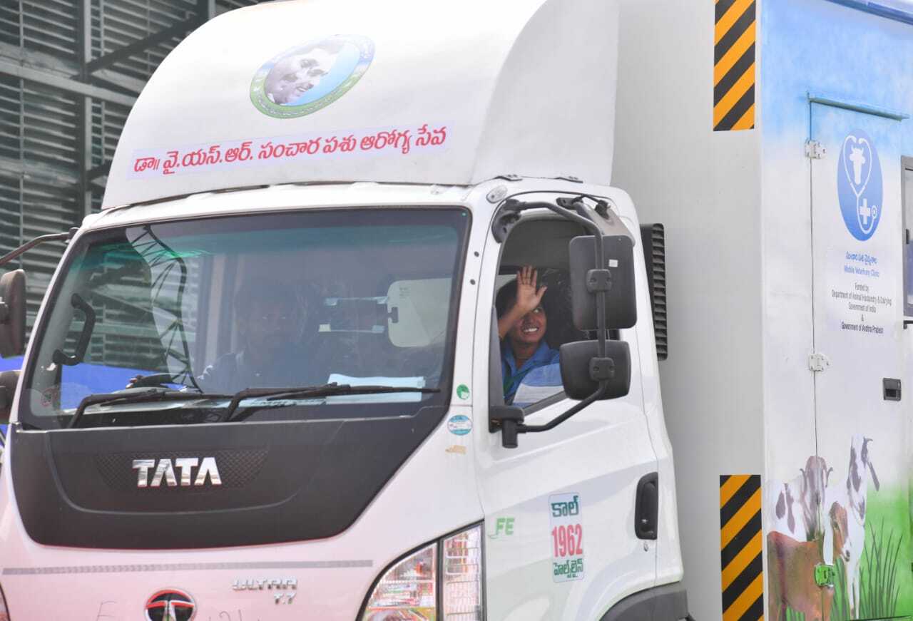 మూగ జీవాలకు మెరుగైన వైద్య సేవలు.. రెండో దశ వైఎస్సార్ సంచార పశు ఆరోగ్య సేవలను ప్రారంభించిన సీఎం జగన్