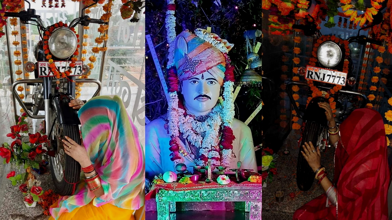 Om Banna Bullet : राजस्‍थान के गांव चोटिला में क्‍यों होती है ओम बन्‍ना की Royal Enfield बुलेट की पूजा? 