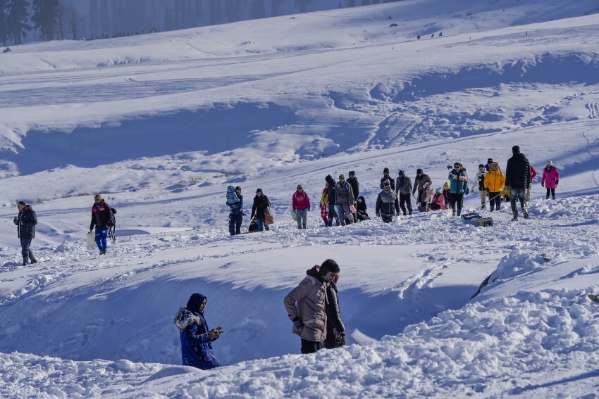 Jammu And Kashmir Snow Fall In 2023