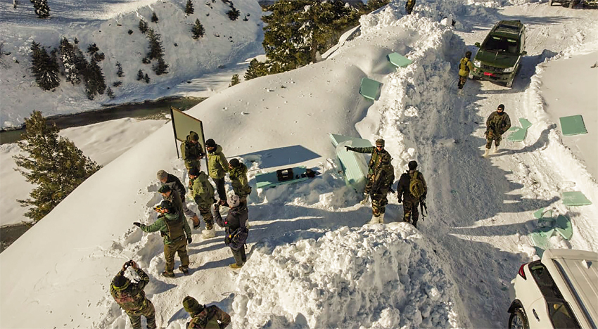 Jammu And Kashmir Snow Fall In 2023