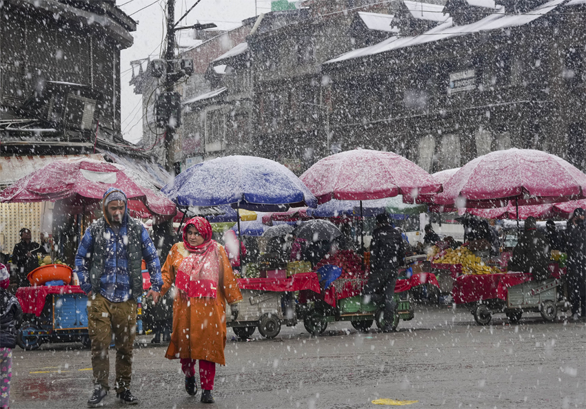 Jammu And Kashmir Snow Fall In 2023