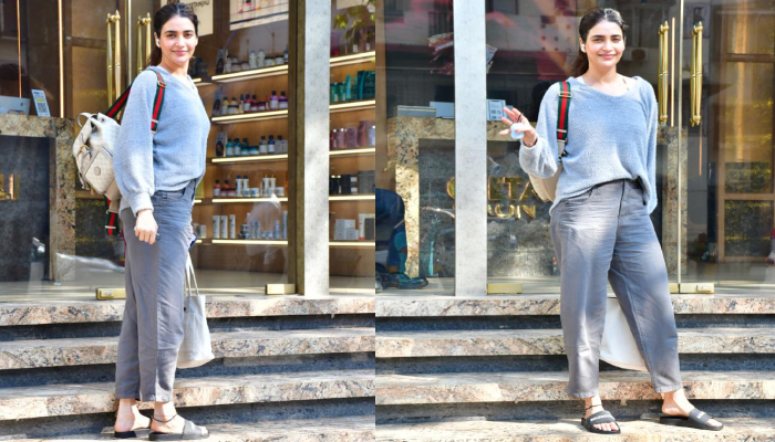 सिंपल लुक में सैलून के बाहर नजर आई karishma Tanna, स्टाइलिश फैशन देख नेटिजन्स हुए दीवाने 