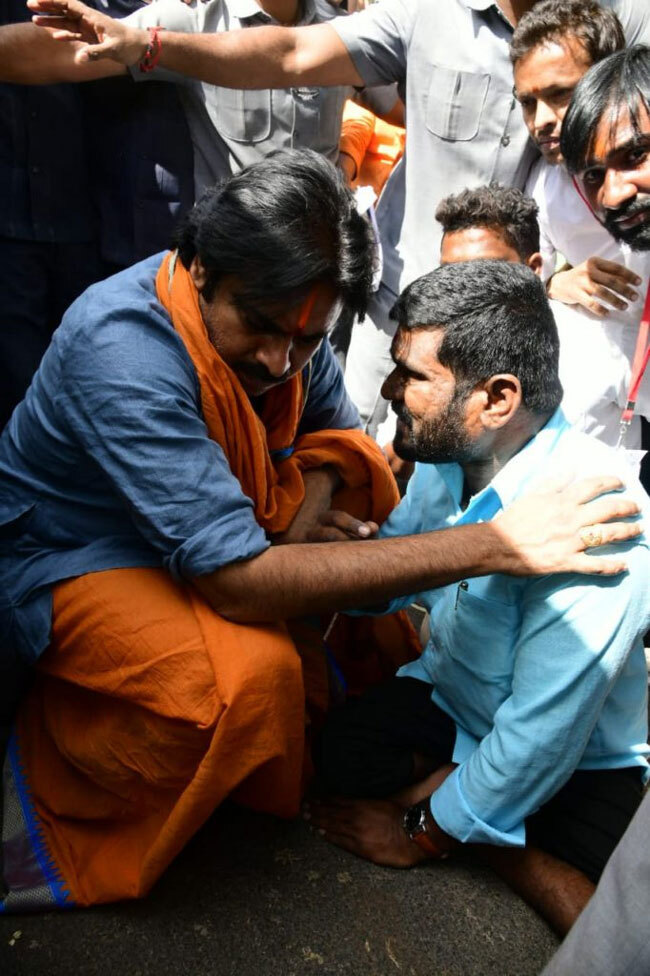 Pawan Kalyan Performs Puja For His Varahi Campaign Vehicle; See Photos