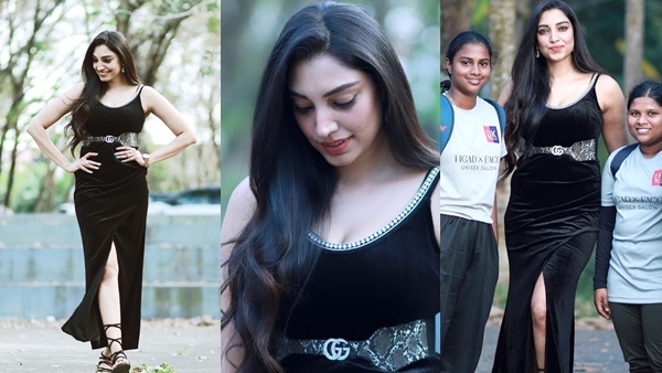 Rithu Manthra: അവളുടെ കണ്ണുകളിൽ ഗാലക്സിയും മനസ്സിൽ പ്രപഞ്ചവും, പുത്തന്‍ ലുക്കില്‍ തിളങ്ങി റിതു മന്ത്ര