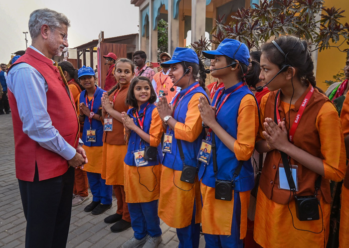 S Jaishankar At Pramukh Swami Maharaj Shatabdi Mahotsav In Ahmedabad
