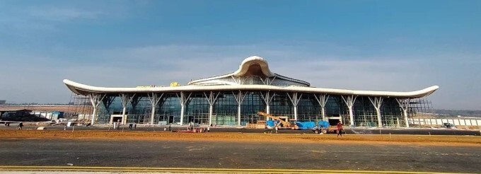 ಶಿವಮೊಗ್ಗ ವಿಮಾನ ನಿಲ್ದಾಣದ ಸುಂದರ ಒಳಾಂಗಣ ವಿನ್ಯಾಸ