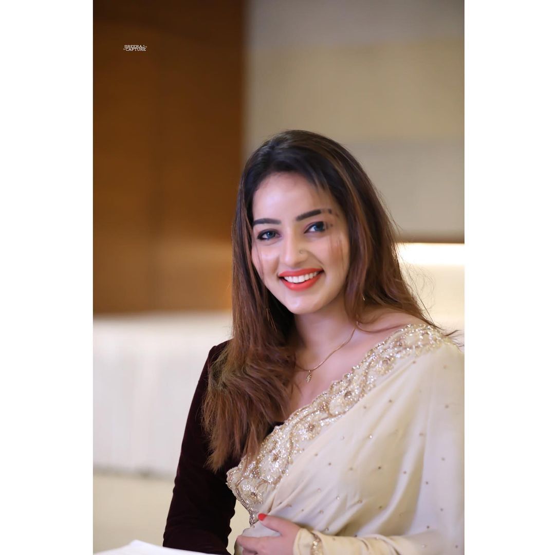 Malavika Menon: നക്ഷ്ത്ര കണ്ണുള്ള രാജകുമാരി... സാരിയിൽ കലക്കൻ ലുക്കുമായി മാളവിക; ഇൻസ്റ്റയിൽ വൈറലായി താരം