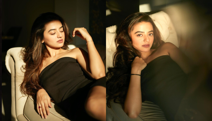 ब्लैक शॉर्ट ड्रेस पहनकर हेली शाह ने गिराईं हुस्न की बिजलियां, हॉट Photos देख यूजर्स बोले- उफ्फ क्या अदाएं हैं