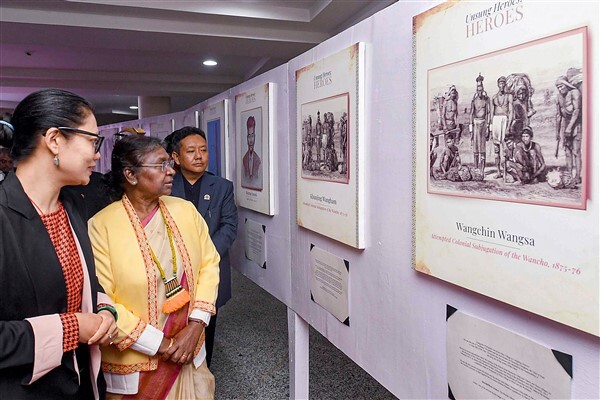 President Droupadi Murmu during the special session of Arunachal Pradesh Legislative Assembly