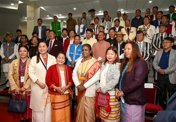 President Droupadi Murmu during the special session of Arunachal Pradesh Legislative Assembly