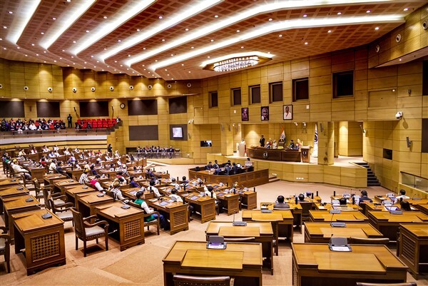 President Droupadi Murmu during the special session of Arunachal Pradesh Legislative Assembly