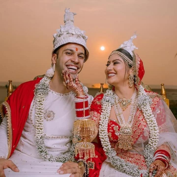 Krishna Mukherjee Wedding: 'ये है मोहब्बतें' की आलिया ने Boy friend चिराग बाटलीवाला संग रचाई शादी, देखें तस्वीरें 