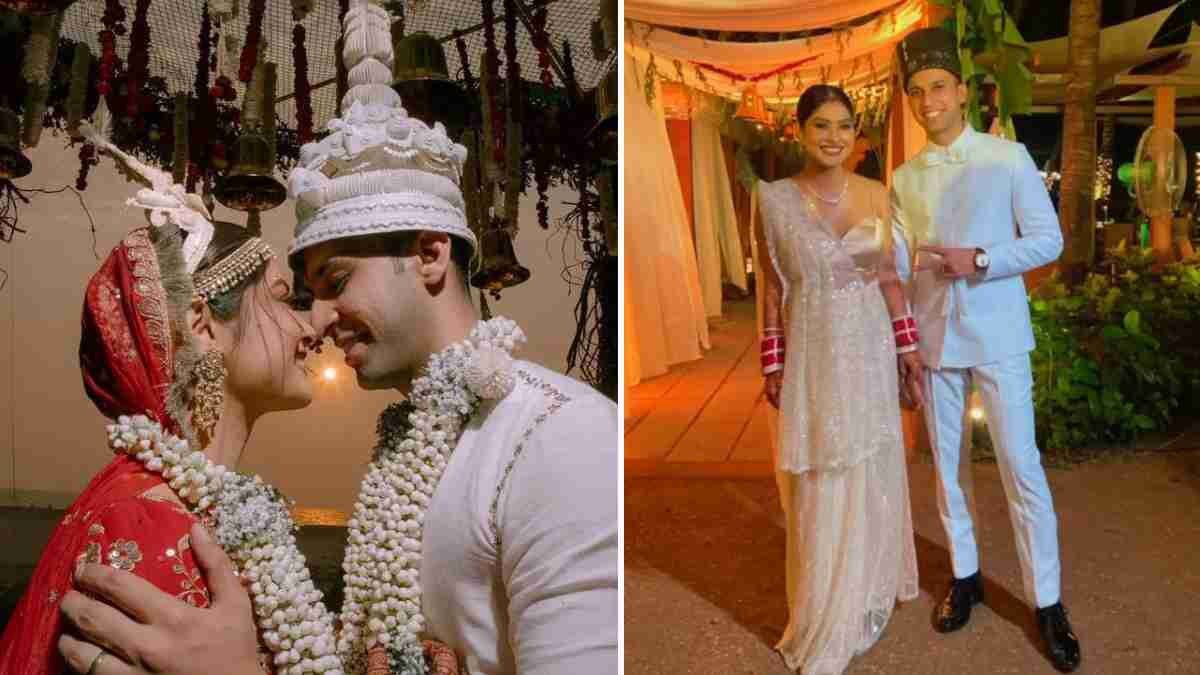 Krishna Mukherjee Wedding: 'ये है मोहब्बतें' की आलिया ने Boy friend चिराग बाटलीवाला संग रचाई शादी, देखें तस्वीरें 