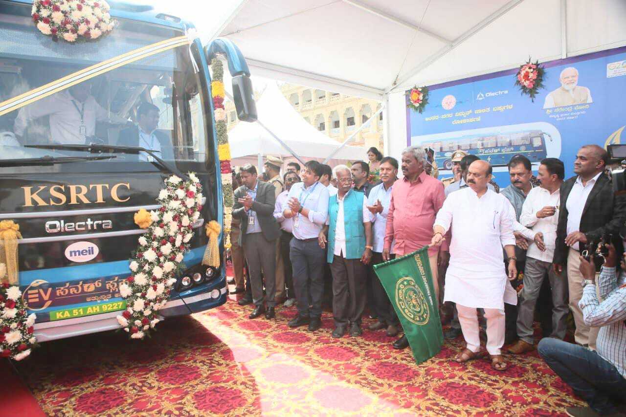 KSRTC ಅಂತರ್ ನಗರ ಎಸಿ ಎಲೆಕ್ಟ್ರಿಕ್ ಇವಿ ಪವರ್ ಪ್ಲಸ್ ಬಸ್‌ಗಳ ಲೋಕಾರ್ಪಣೆ