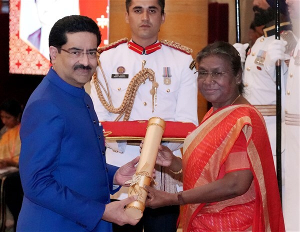 Padma Shri during the Padma Awards 2023 ceremony at Rashtrapati Bhawan