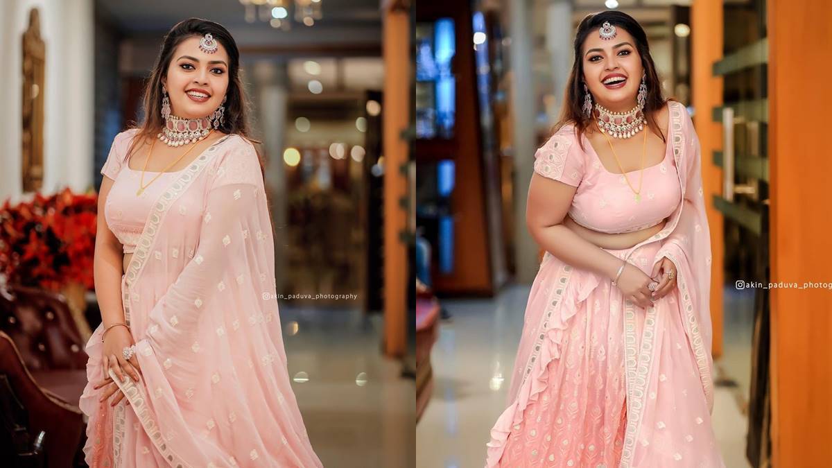 Mridula Vijay: കണ്ണെടുക്കാൻ കഴിയുന്നില്ല... ലഹങ്കയിൽ കലക്കൻ ലുക്കിൽ മൃദുല വിജയ്, ആരാധകരുടെ മനം മയക്കി താരം
