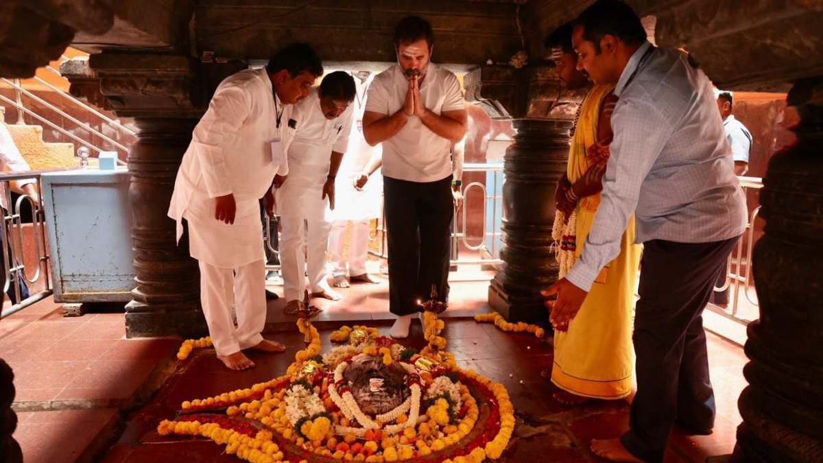 ಕೂಡಲಸಂಗಮ: ಬಸವ ಜಯಂತಿ ಕಾರ್ಯಕ್ರಮದಲ್ಲಿ ಭಾಗವಹಿಸಿದ ರಾಹುಲ್ ಗಾಂಧಿ