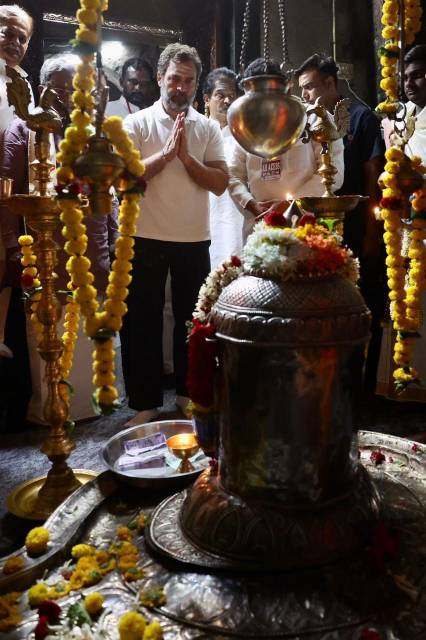 ಕೂಡಲಸಂಗಮ: ಬಸವ ಜಯಂತಿ ಕಾರ್ಯಕ್ರಮದಲ್ಲಿ ಭಾಗವಹಿಸಿದ ರಾಹುಲ್ ಗಾಂಧಿ
