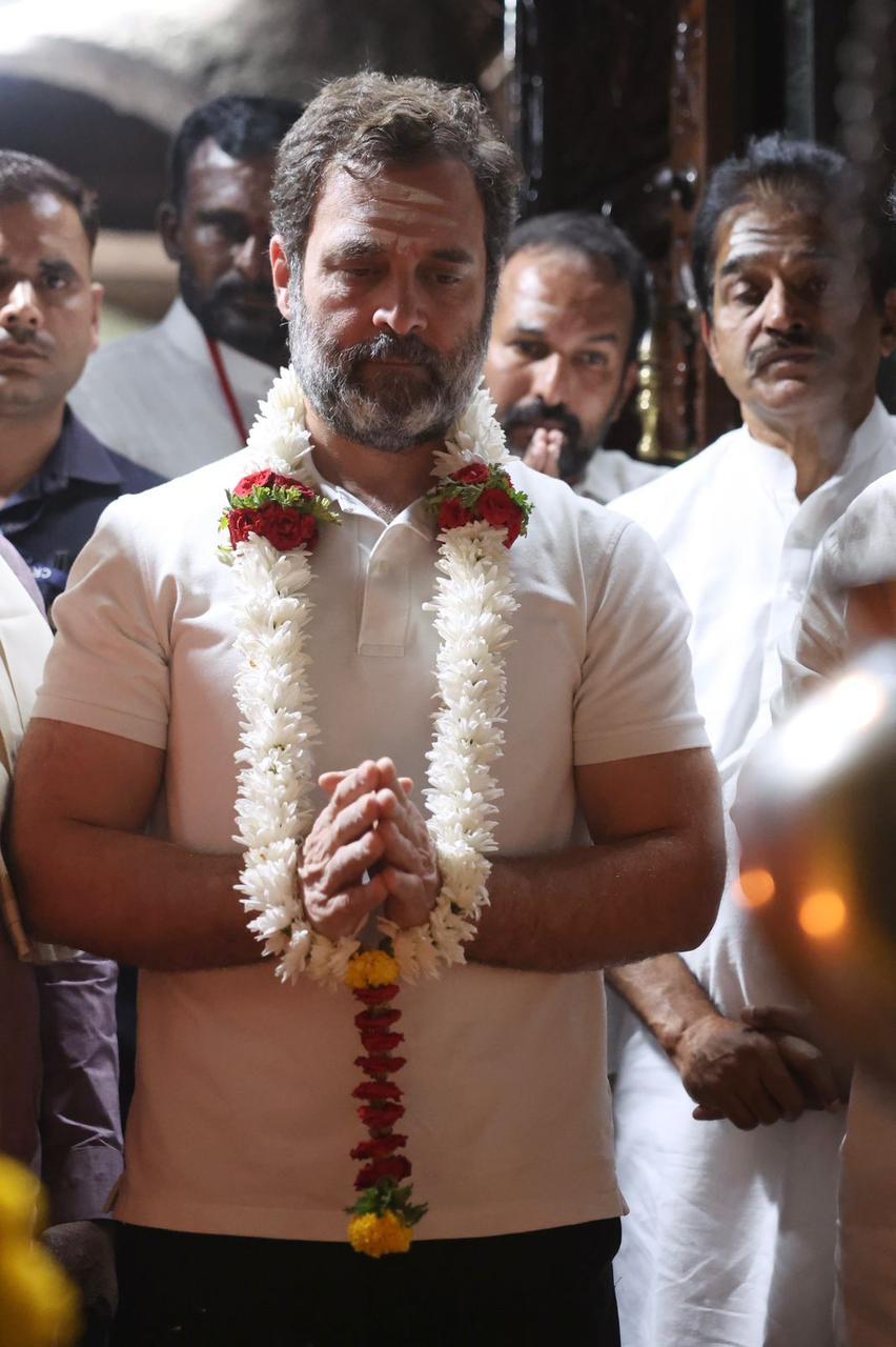 ಕೂಡಲಸಂಗಮ: ಬಸವ ಜಯಂತಿ ಕಾರ್ಯಕ್ರಮದಲ್ಲಿ ಭಾಗವಹಿಸಿದ ರಾಹುಲ್ ಗಾಂಧಿ