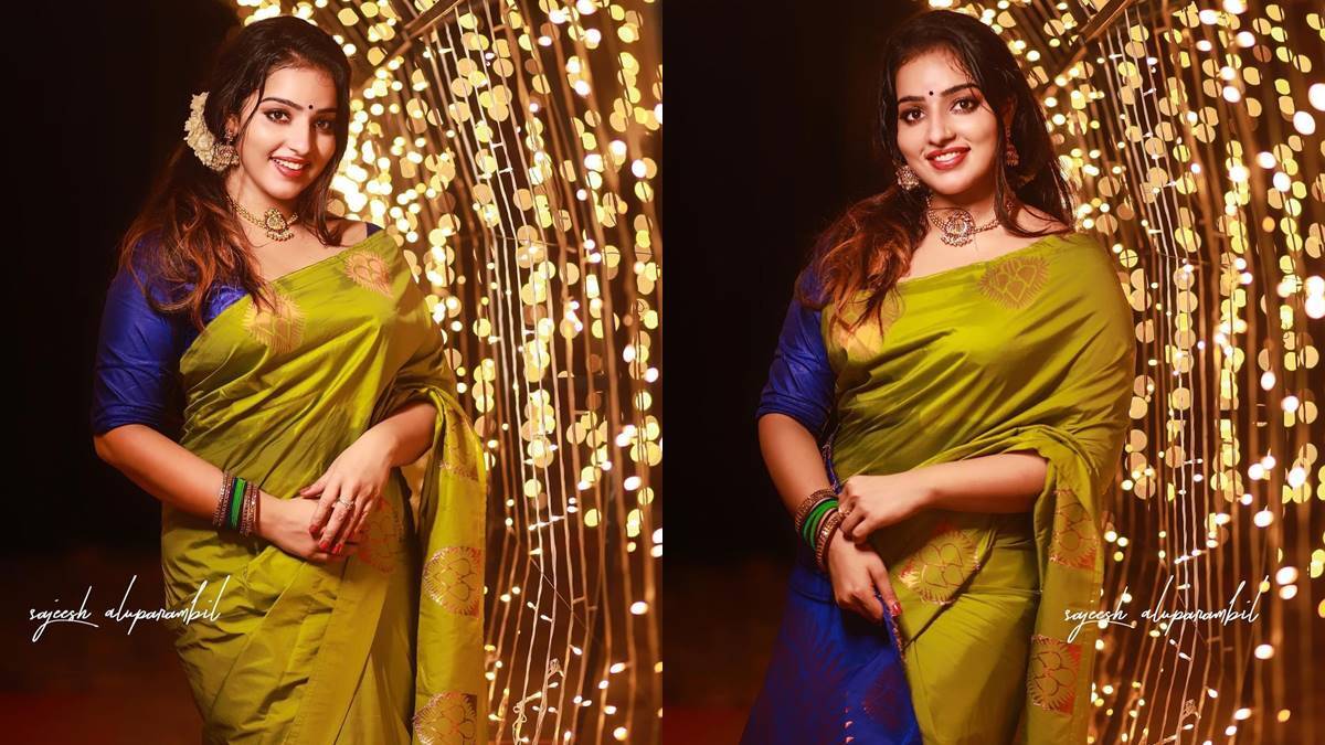 Malavika Menon: സാരിയിൽ പൊളി ലുക്കുമായി മാളവിക മേനോൻ... 'ജനപ്രിയ നടി'യായി മോളിവുഡ് സുന്ദരി, ചിത്രങ്ങൾ കാണാം