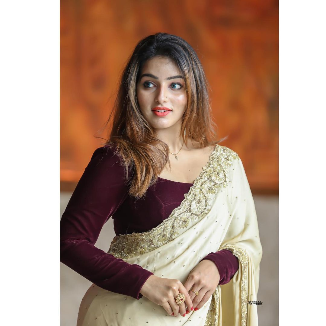 Malavika Menon: സാരിയിൽ പൊളി ലുക്കുമായി മാളവിക മേനോൻ... 'ജനപ്രിയ നടി'യായി മോളിവുഡ് സുന്ദരി, ചിത്രങ്ങൾ കാണാം