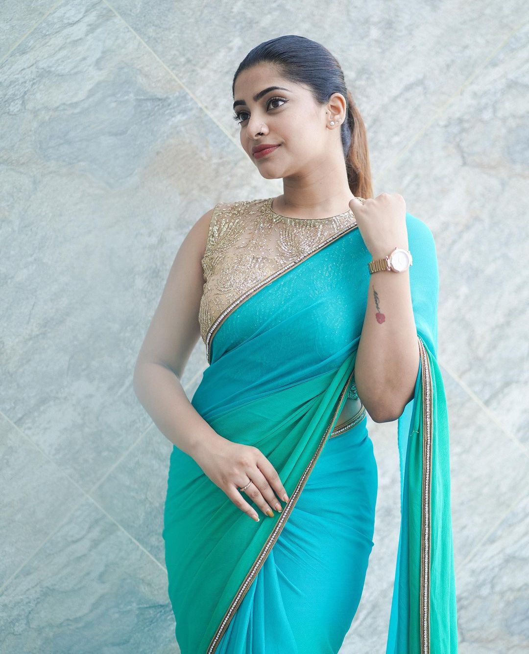 Malavika Sreenath: ബട്ടർഫ്ലൈ എഫക്ടുമായി മാളവിക ശ്രീനാഥ്; സാരിയിൽ തിളങ്ങി മോളിവുഡ് സുന്ദരി, ചിത്രങ്ങൾ കാണാം