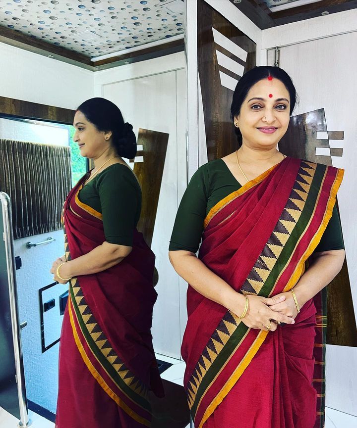 PHOTOS : கிராமத்து  வாழ்க்கையை என்ஜோய் பண்ணும் சீரியல் நடிகை.. இணையத்தை கலக்கும் புகைப்படங்கள்.. 