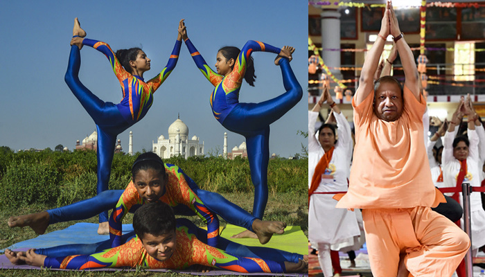 International Yoga Day: अंतरराष्ट्रीय योग दिवस पर ओम बिरला से CM योगी ...