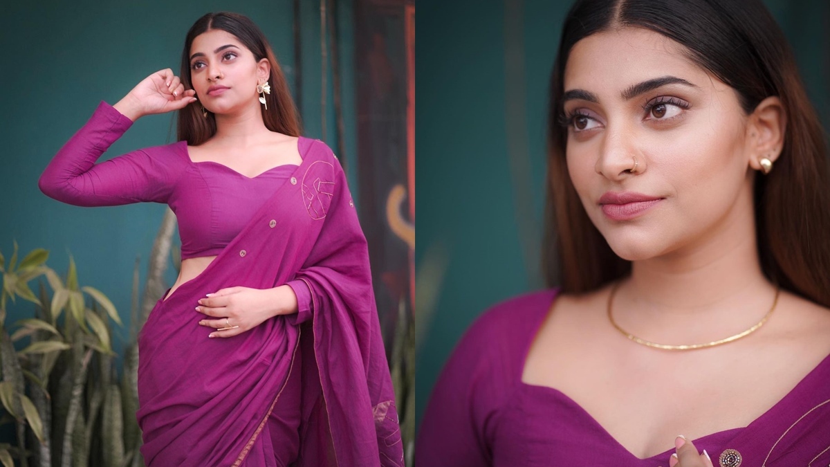 Malavika Sreenath: സാരിയിൽ പുത്തൻ മേക്കോവറുമായി മാളവിക ശ്രീനാഥ്; ആരാധകരുടെ മനം മയക്കിയ ചിത്രങ്ങൾ കാണാം