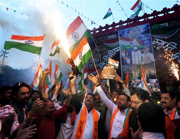 In Pics: India Celebrates soft landing of ISRO’s Chandrayaan-3 on the surface of the Moon
