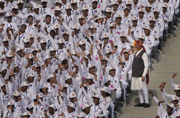 In Pics: Prime Minister Narendra Modi’s Gestures During His Address On The Occasion Of The 77th Independence Day
