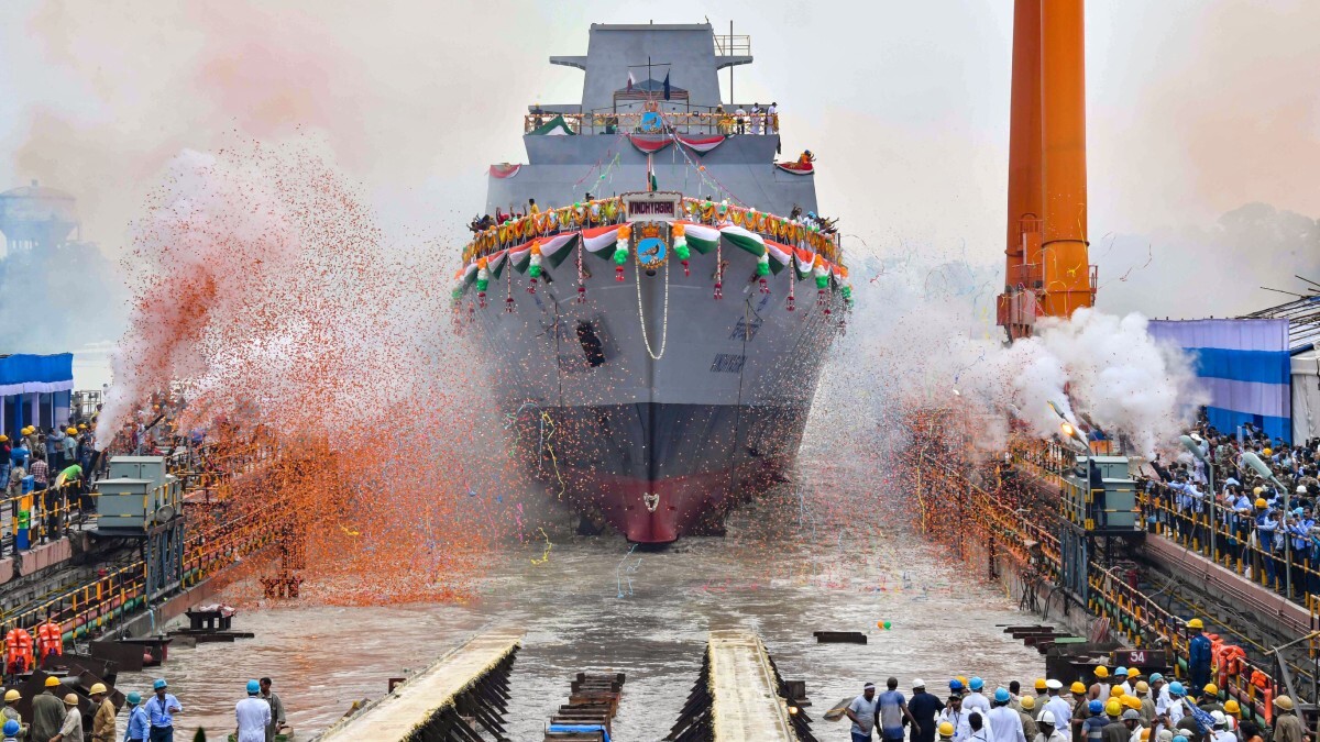 ಭಾರತ ನೌಕಾಸೇನೆಗೆ ಸೇರ್ಪಡೆಯಾದ ವಿಂದ್ಯಗಿರಿ ನೌಕೆ: ಚಿತ್ರಗಳಲ್ಲಿ ನೋಡಿ