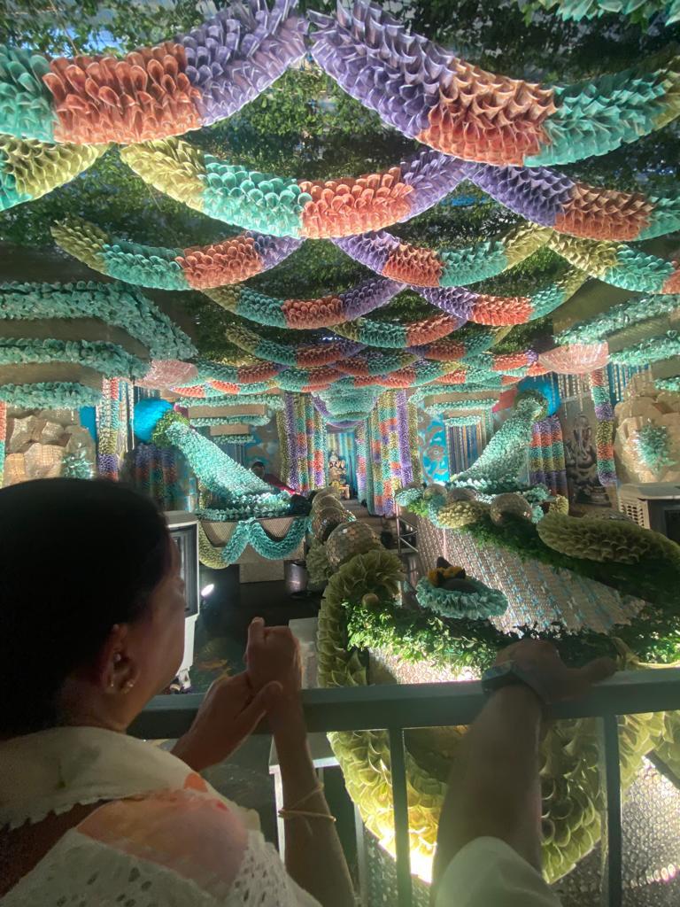 Bengaluru Temple Adorned with Coins and Currency Notes Worth ₹3 Crore