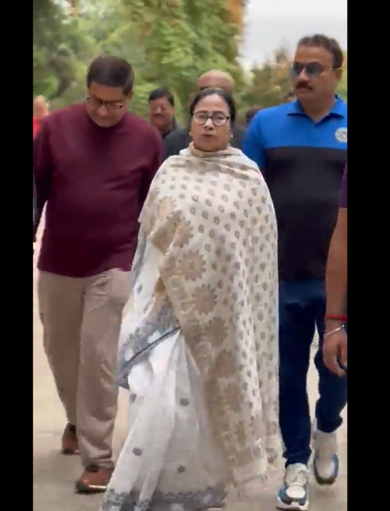 In Pics: CM Mamata Banerjee's Madrid Adventure: From Jogging in Saree to Playing the Banjo