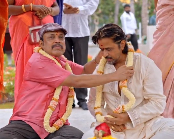 In Pics : Arjun Sarja's Daughter Aishwarya Gets Engaged Umapathy Ramaiah