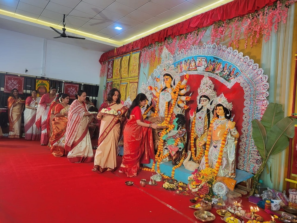 Embracing the Spirit of Navratri: Durga Puja in Vijaya Bank Layout Bangalore