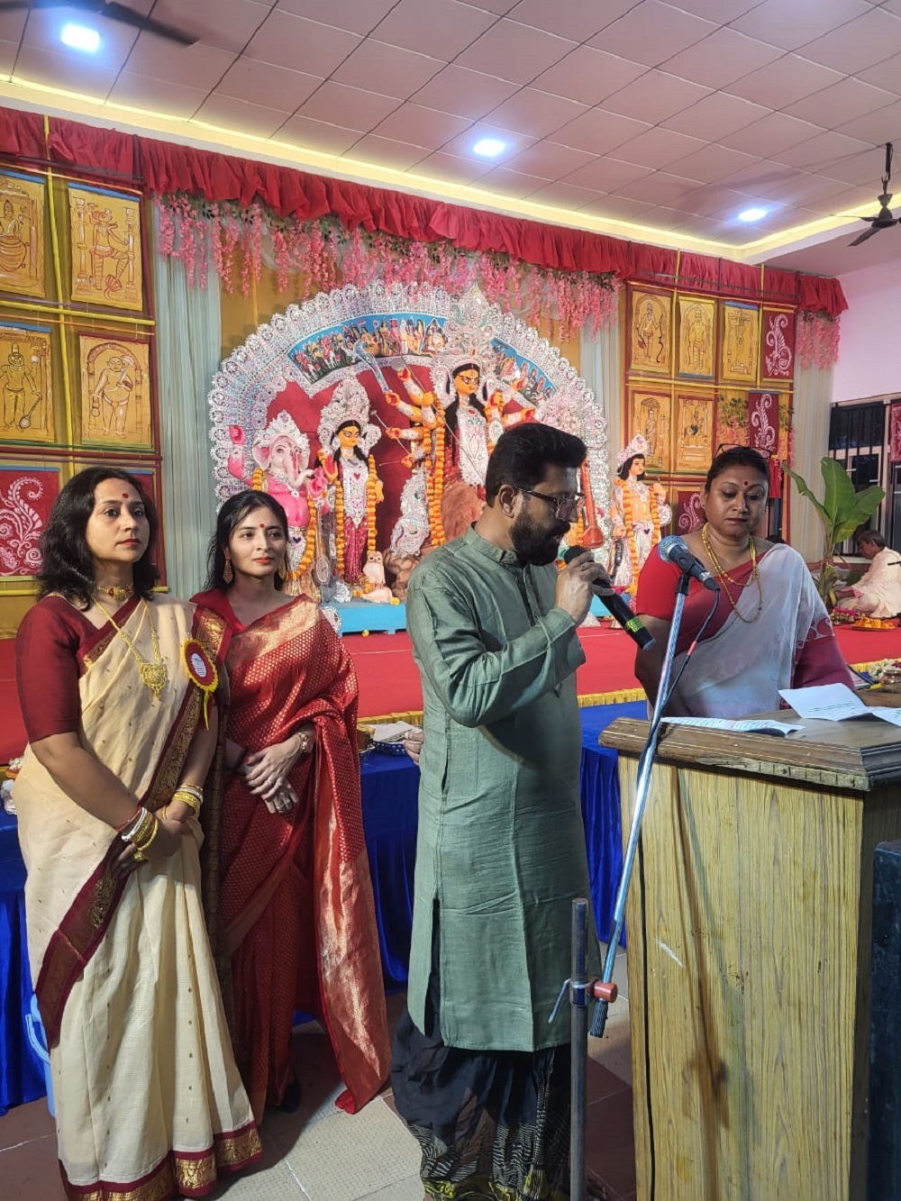Embracing the Spirit of Navratri: Durga Puja in Vijaya Bank Layout Bangalore