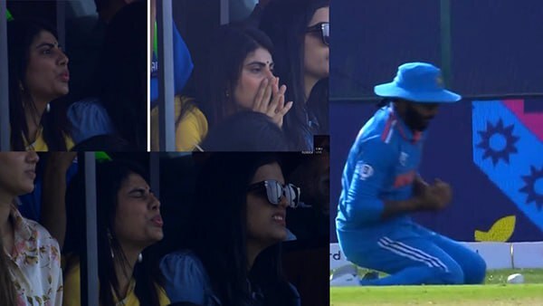 IND vs NZ: जडेजा ने छोड़ा कैच तो पत्नी रवीबा ने ऐसे बनाया मुंह, यूजर्स बोले- भाभी जी को तो नाराज मत करो...