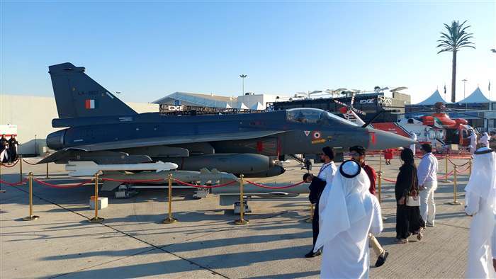 In Pics: India's Tejas Light Combat Aircraft At Dubai Airshow