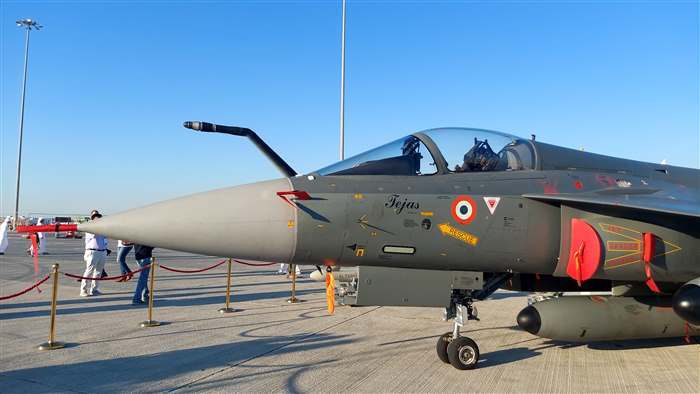 In Pics: India's Tejas Light Combat Aircraft At Dubai Airshow