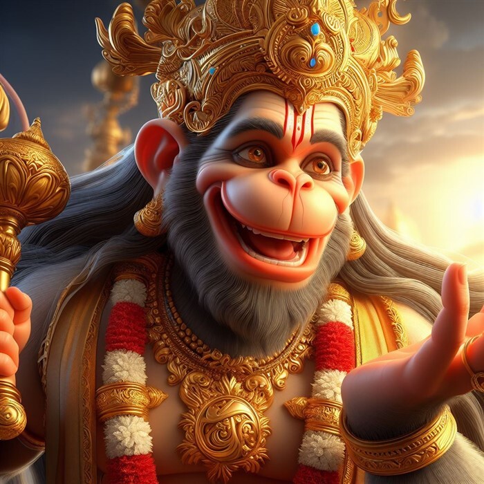Lord Hanuman AI-Generated Images 2023