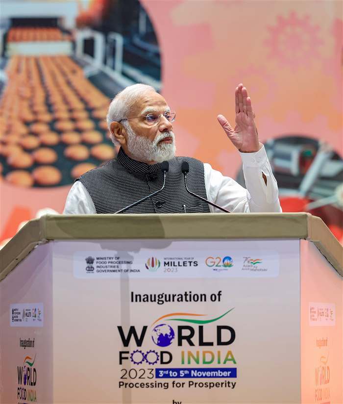 In Pics:  PM Modi Inaugurates World Food India 2023, Unveils Food Street