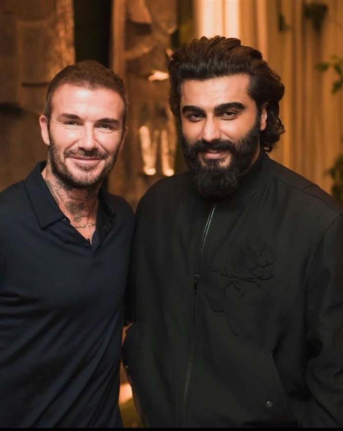 Shah Rukh Khan Hosts Football Icon David Beckham