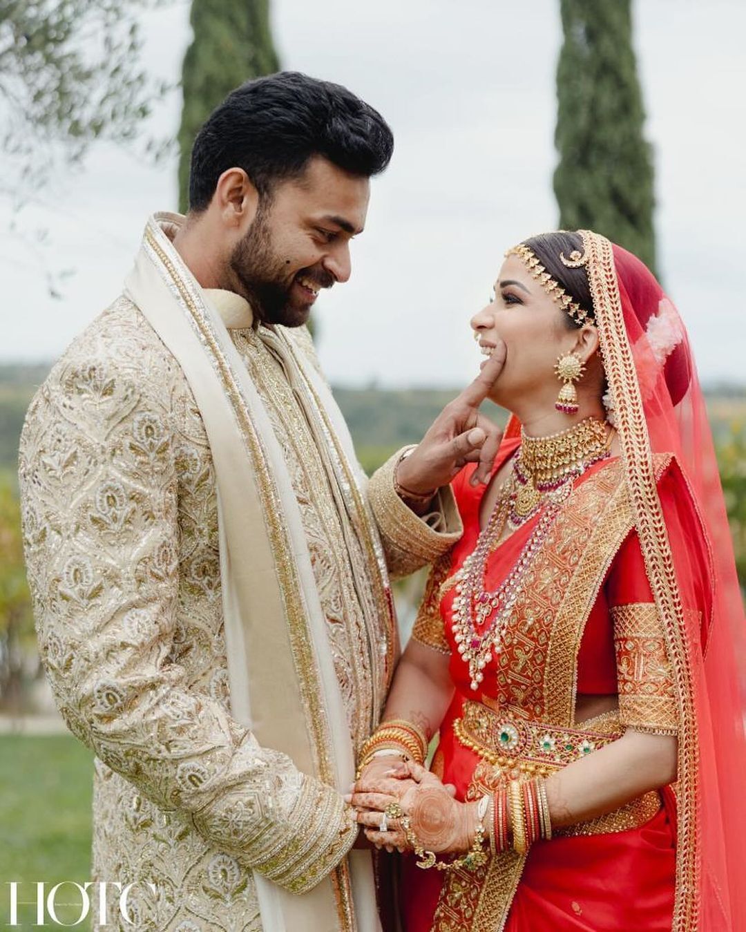 Varun Tej and Lavanya Tripathi Radiate Happiness in Stunning Wedding Photos